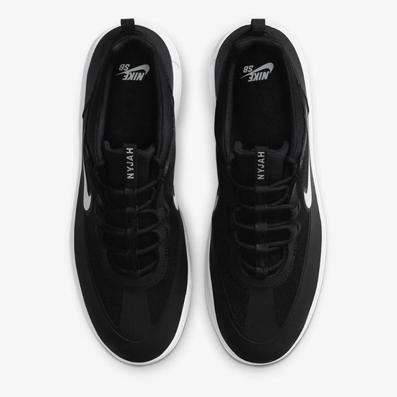 Nike SB Nyjah Free 2 Low Mens Skateboard Shoes Black White BV2078-001 NEW Multi - Picture 3 of 7